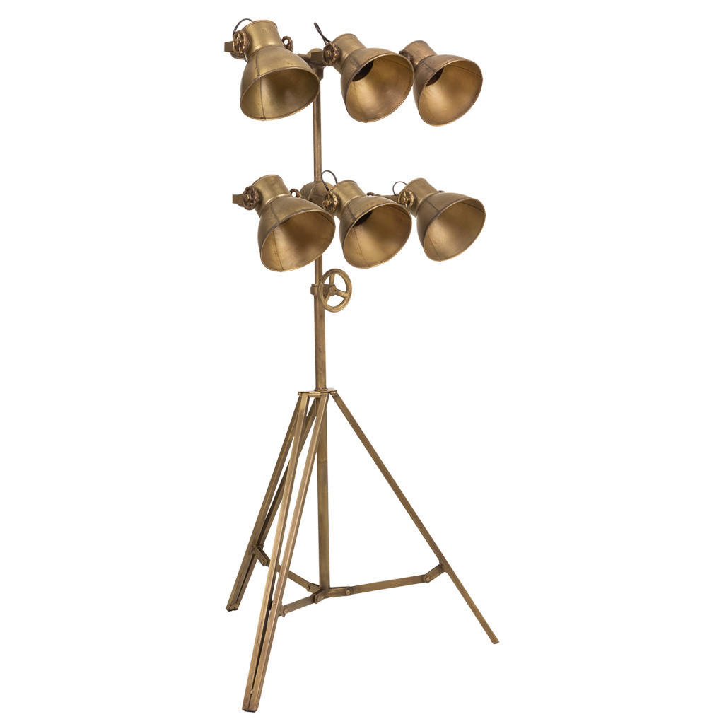 Wanderlust Stehleuchte Gold 60x176x20 cm