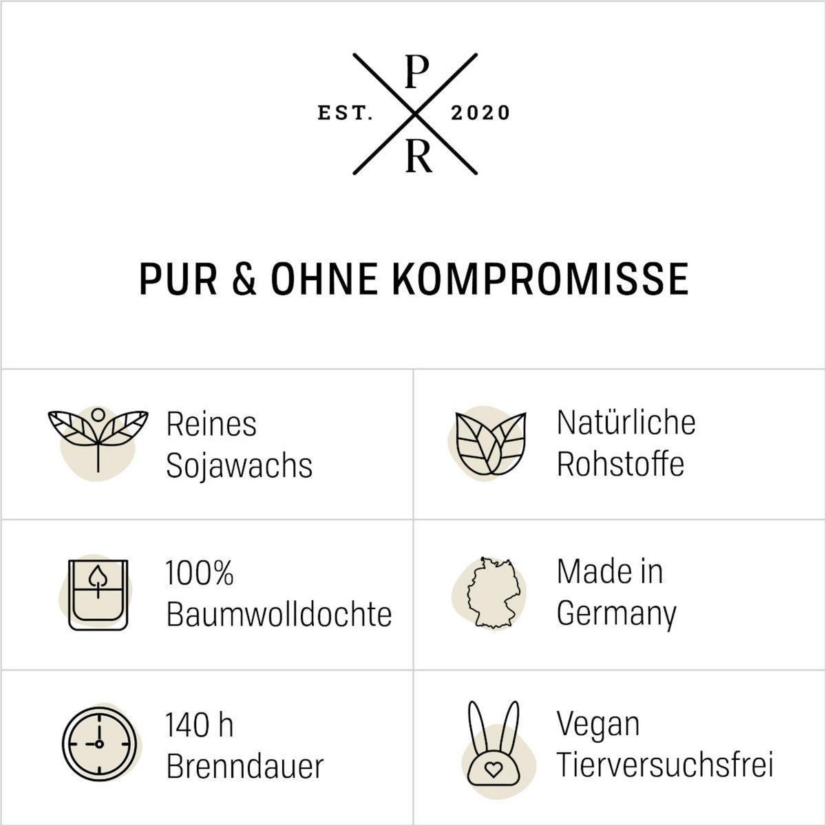 DUFTKERZE Purple River - Pink, Naturmaterialien/Glas (18cm)