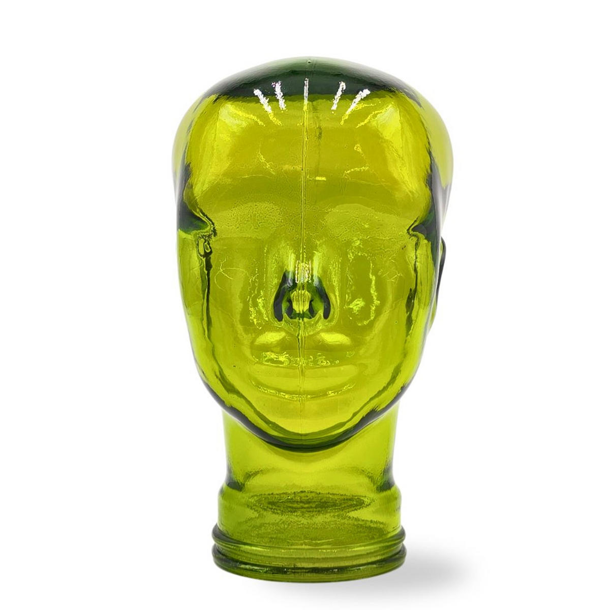 KOPFHÖRERSTÄNDER MICK Glas T02 limette - Limette, Glas (21/29/21cm) - DESIGN DELIGHTS