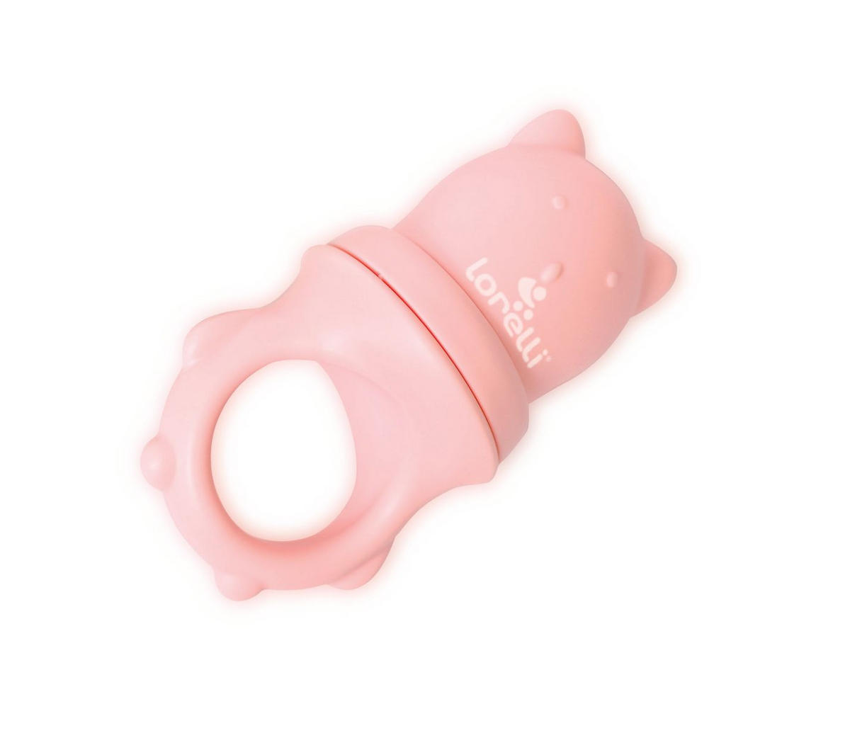 BEISSRING Fruchtsauger 2 in 1 rosa Beikostsauger, Fütterhilfe, Schutzkappe - Rosa, Kunststoff (5/10cm) - Lorelli