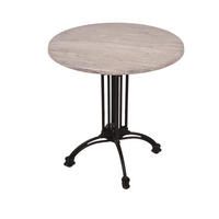 BISTROTISCH Jelena Ø70cm Rund Hellbraun Holz Cafétisch - Hellbraun, Holz (70/70/66cm) - DELUKE