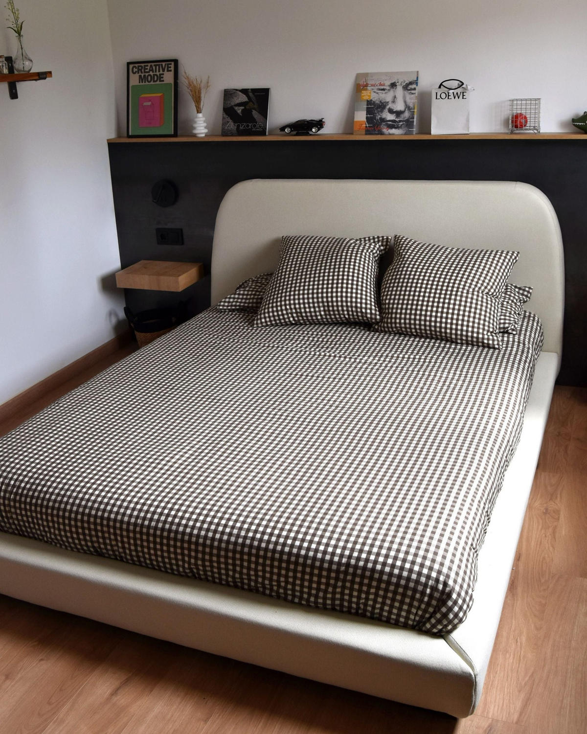 POLSTERBETT mit Lattenrost 160x200 cm Beige Roisel - Creme, Textil (160/200cm) - Beliani