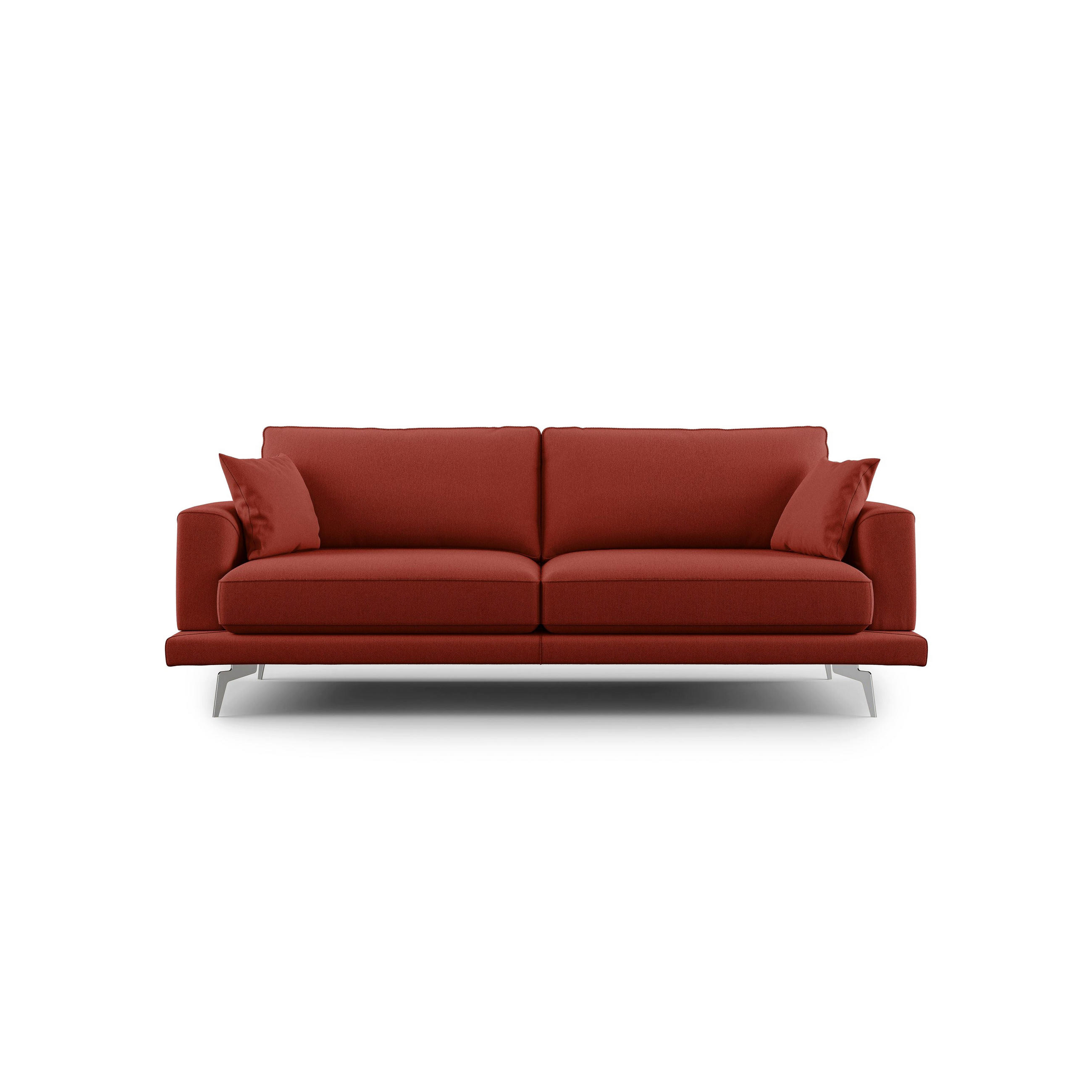 LINEARSOFA Dorian - Rot, Textil (198/88/93cm) - Divani.store