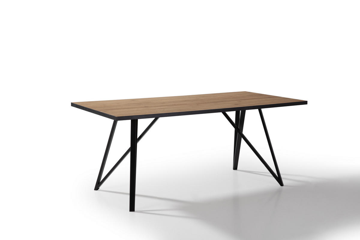 ESSTISCH Myla (Pia) Braun 180/90/76 cm - Braun, Keramik (180/90/76cm)