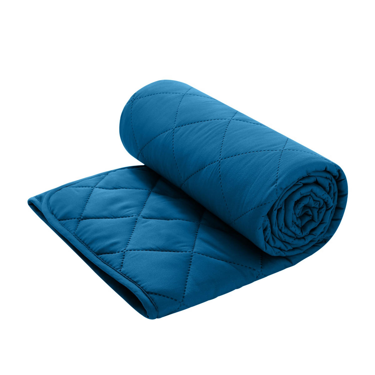 KINDER-SOMMERBETT Steppbett blau - Blau, Textil (135/200cm) - wometo