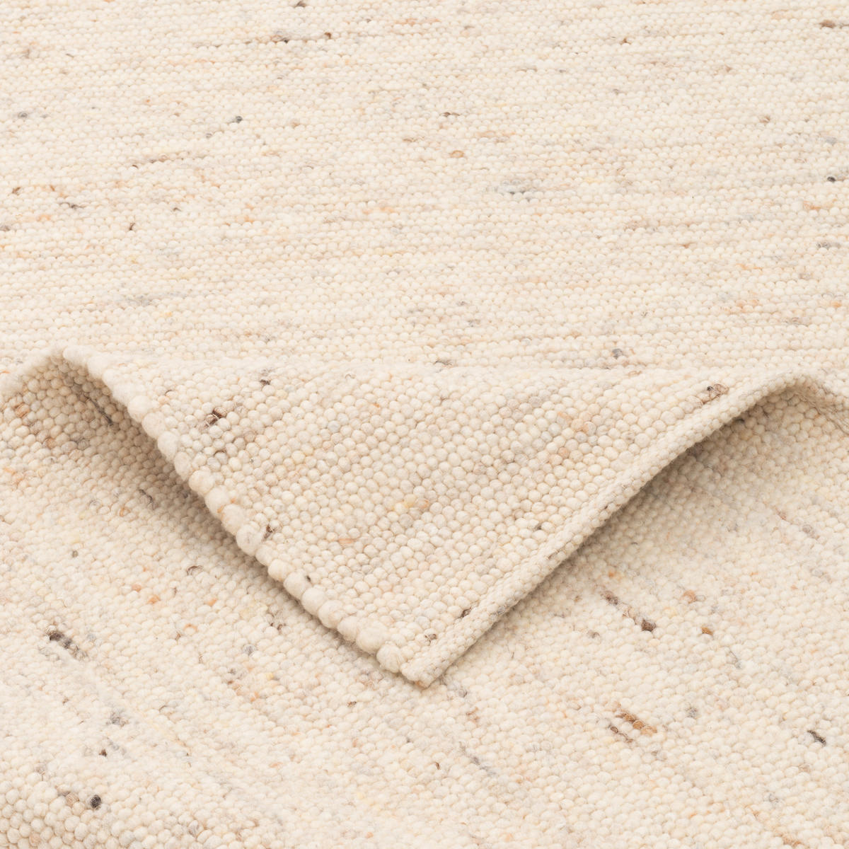 NATUR TEPPICH WOLLE NELSON MELIERT - Beige, Textil (90/160cm) - Pergamon