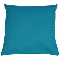 KISSENBEZUG Basic 100% Baumwolle petrol 80/80 cm - Petrol, Textil (80/80cm) - beties Heimtextil
