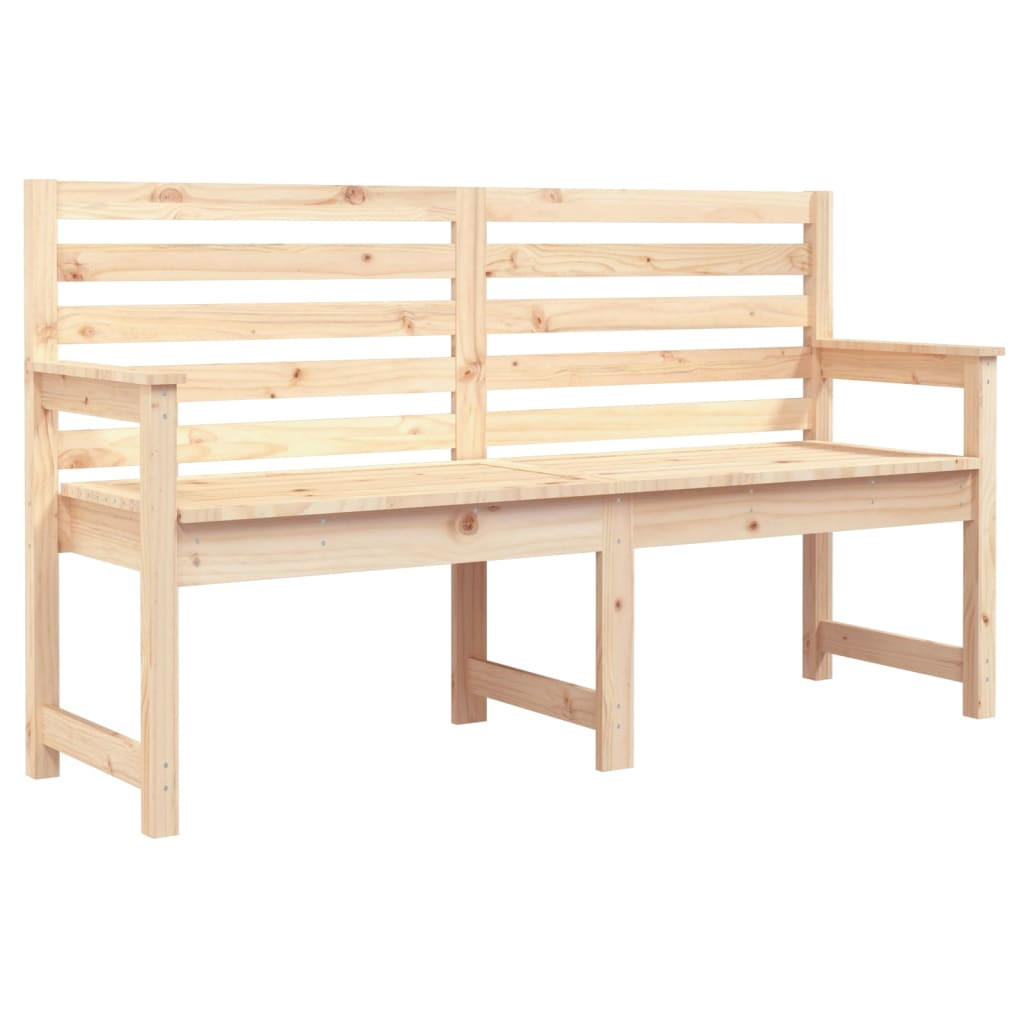 furnicato Gartenbank Braun 159.5x91.5x48 cm