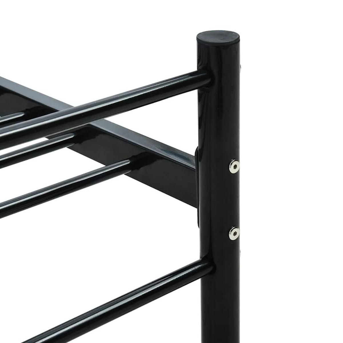 METALLBETT Hurt 167/205 cm - Schwarz, Metall (160/200cm) - Nettlife