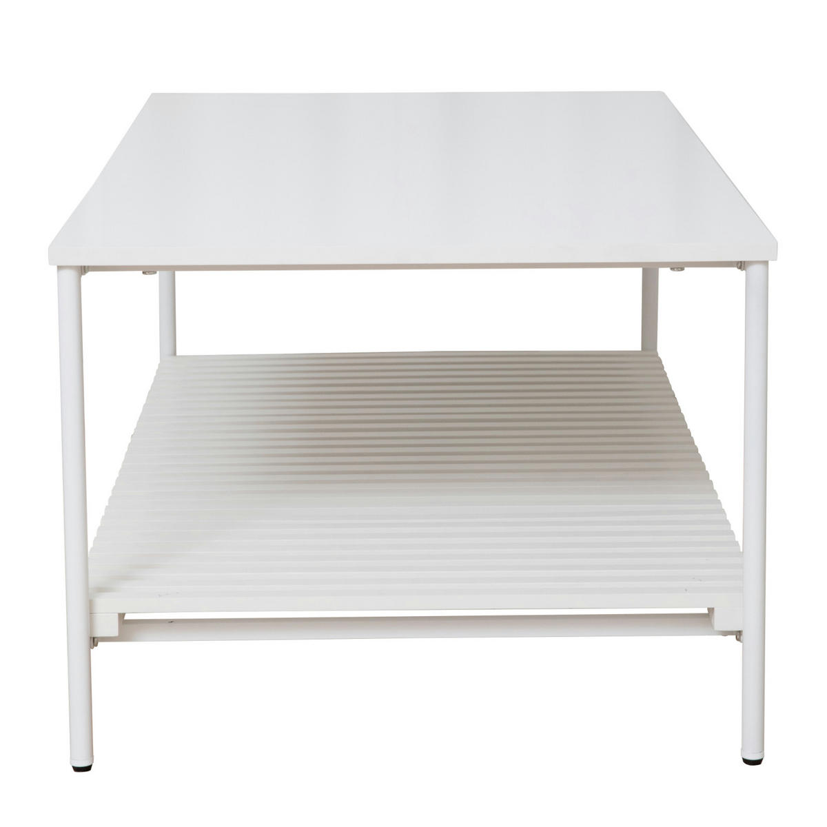 COUCHTISCH AMAL rechteckig weiß - Weiß, Holz (60/110/45cm) - SVITA