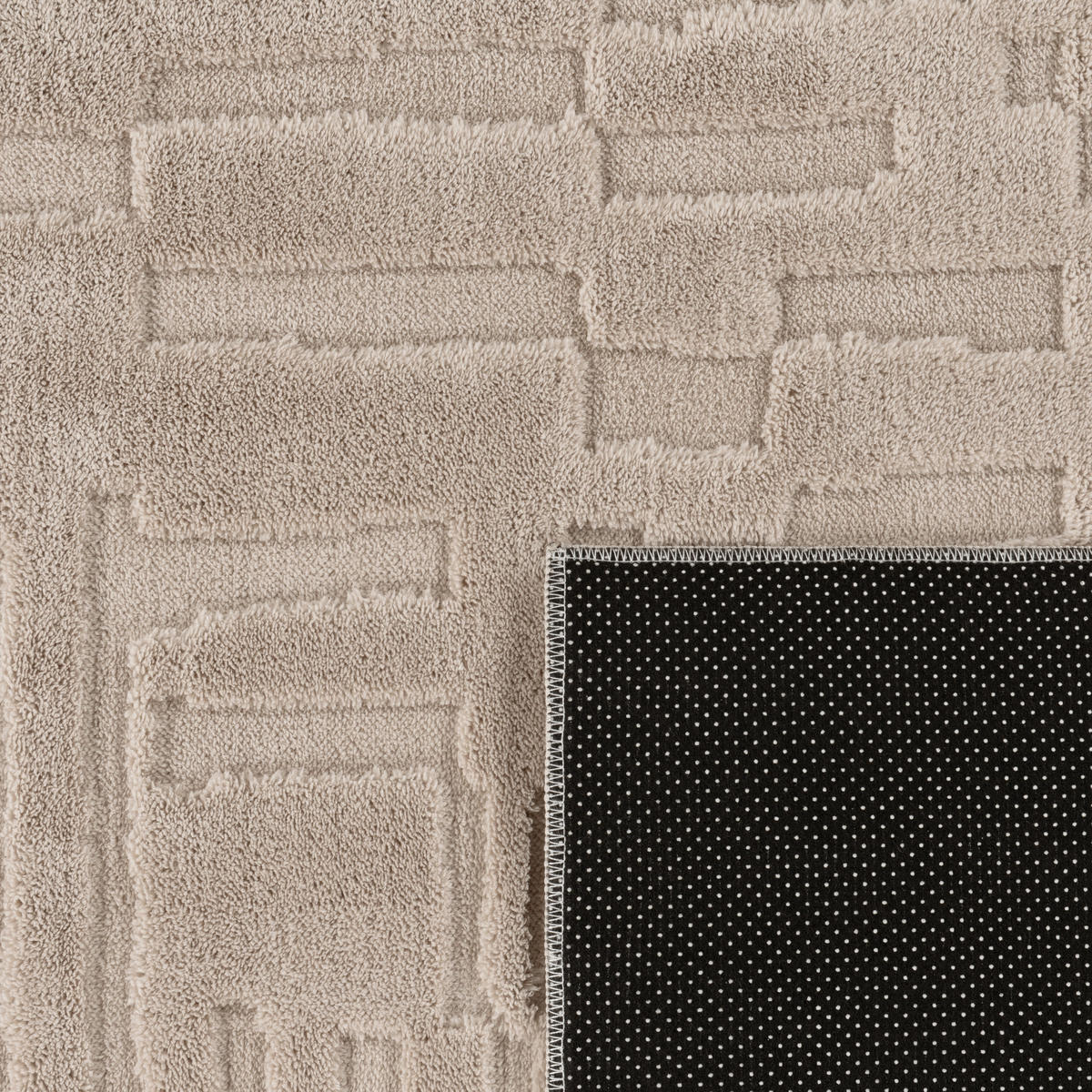 HOCHFLORTEPPICH 160/220 cm Tokio 476 - Beige, Textil (160/220cm) - Paco Home