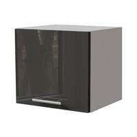 KLAPPHÄNGESCHRANK Essen W4B/40 Graphit Hochglanz / Weiß Matt 40 / 32,5 / 36cm - Graphitfarben/Weiß, Holz/Holzwerkstoff (40/36/32.5cm) - Feldmann-Wohnen