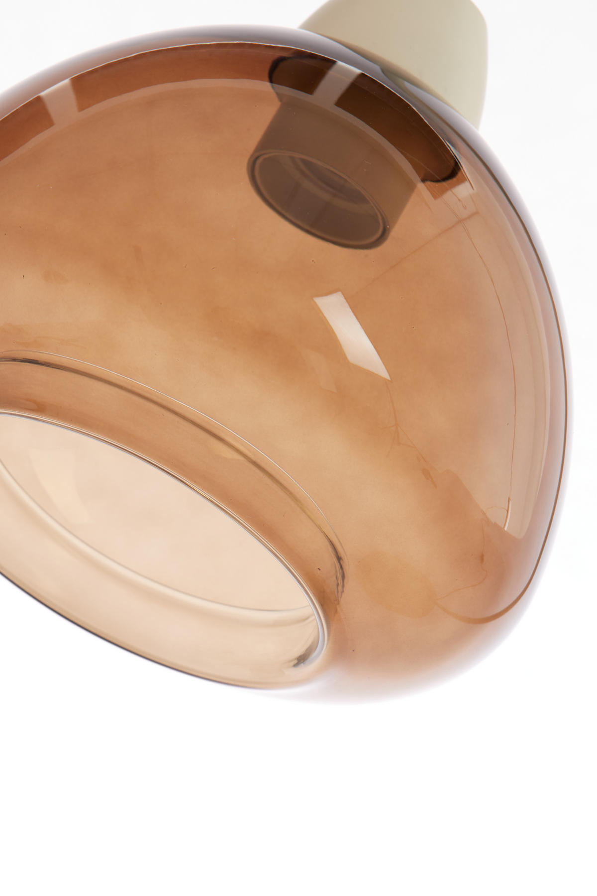 TISCHLAMPE Bisho Braun Ø31,5/61 cm - Braun, Glas (20/20/60cm) - Light & Living