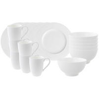 FRÜHSTÜCKS-SET Royal weiß 18er Set - Weiß, Keramik (1/1/1cm) - Villeroy & Boch