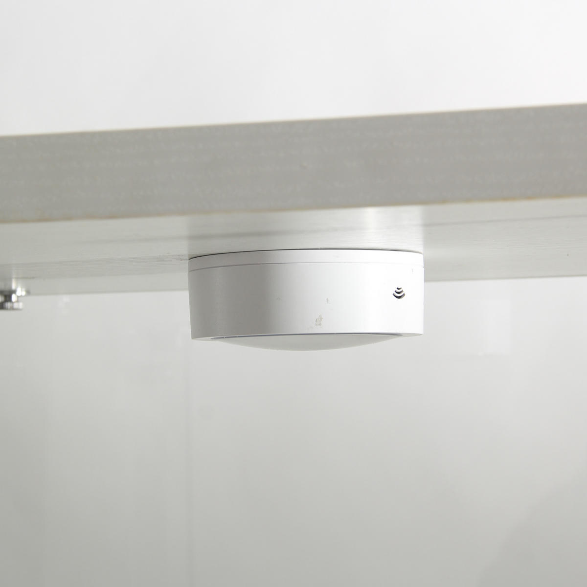 GLASVITRINE 42x36x164 cm 1 Tür Schloss 4 Einlegeböden LED weiß - Weiß, Holz (42.5/164/36.5cm) - LEBENLANG