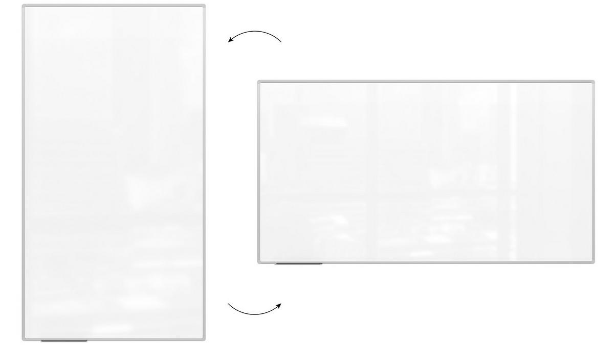 WHITEBOARD - PREMIUM EXPO Alurahmen 220x120cm - Weiß, Metall (220/120/1.6cm) - ALLboards