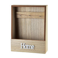 SCHLÜSSELKASTEN Stacy Braun 20/7/28 cm Holz - Braun, Holz (7/28/20cm) - Mondex