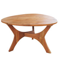 COUCHTISCH ARCHITECTURE Akazie quadratisch Natur 70cm - Braun/Grau, Holz (70/70/42cm) - riess-ambiente