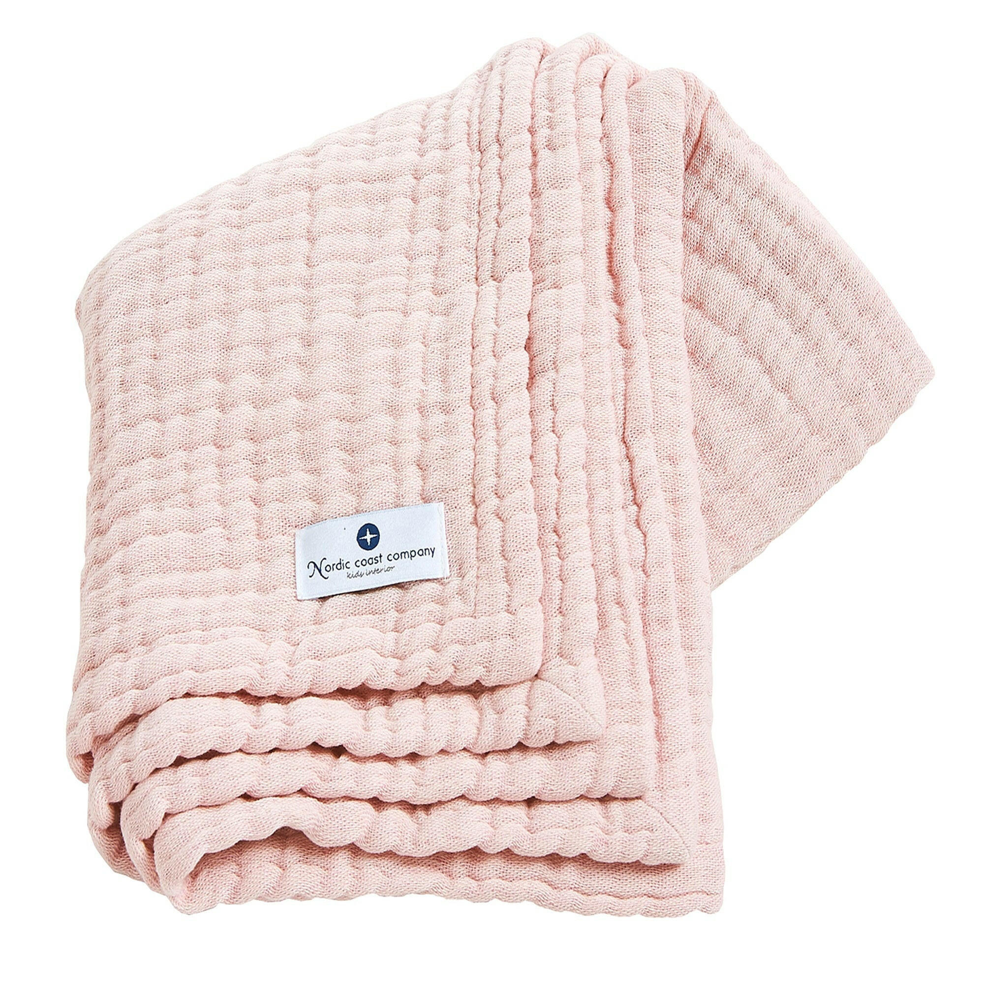 MUSSELINDECKE Rosa Large - Rosa, Textil (90/120cm) - nordic coast company