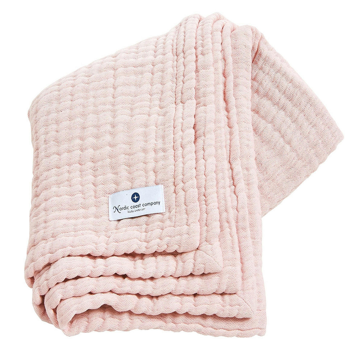 MUSSELINDECKE Rosa Large - Rosa, Textil (90/120cm) - nordic coast company