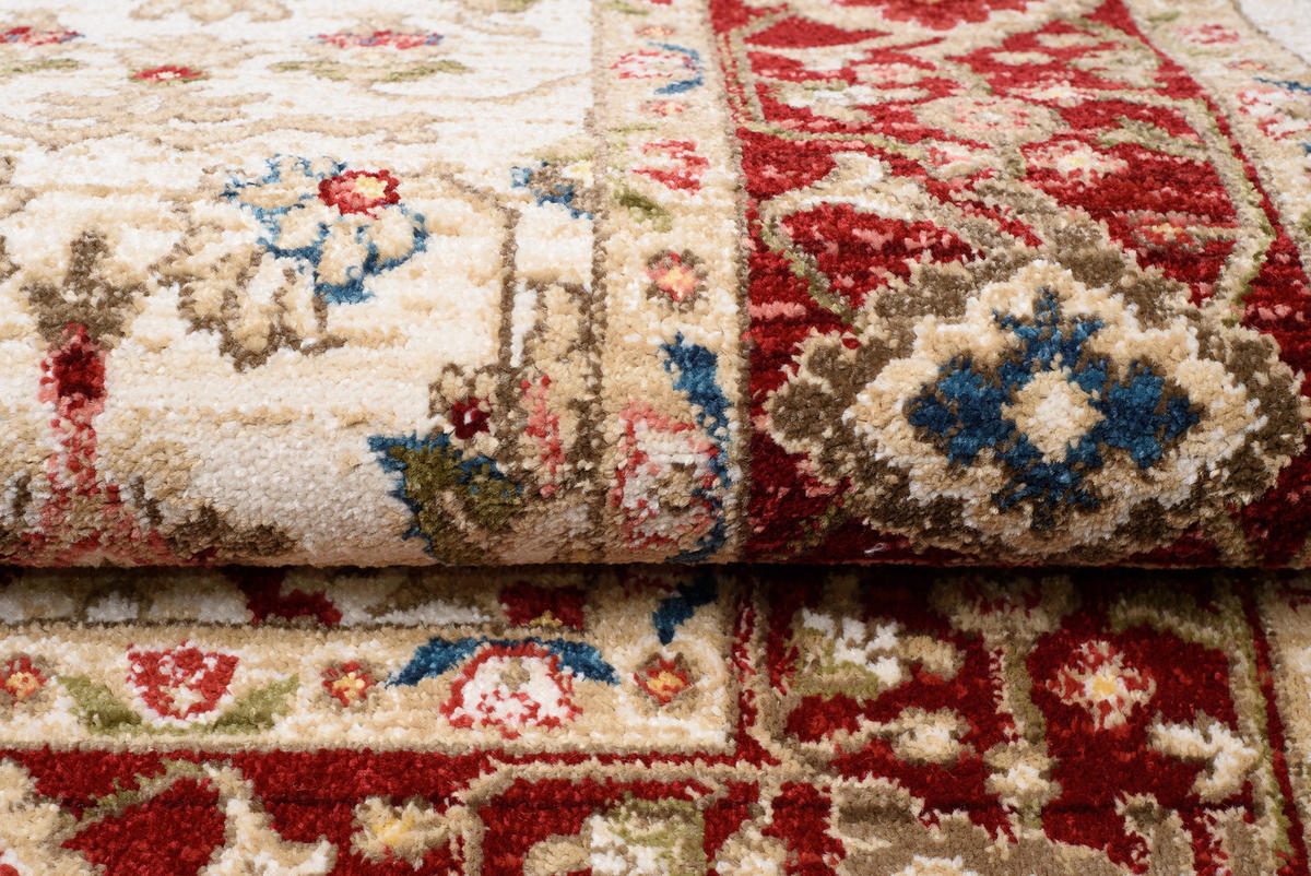TEPPICH RIVIOLI Creme 80/150 cm - Creme, Textil (80/150cm) - Tapiso