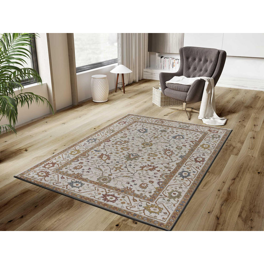 Thumbnail - Atticgo Vintage-Teppich, Mehrfarbig, Beige, Kupfer, Textil, Vintage, Rechteckig, 140x200 cm, Oeko-Tex® Standard 100, in ...