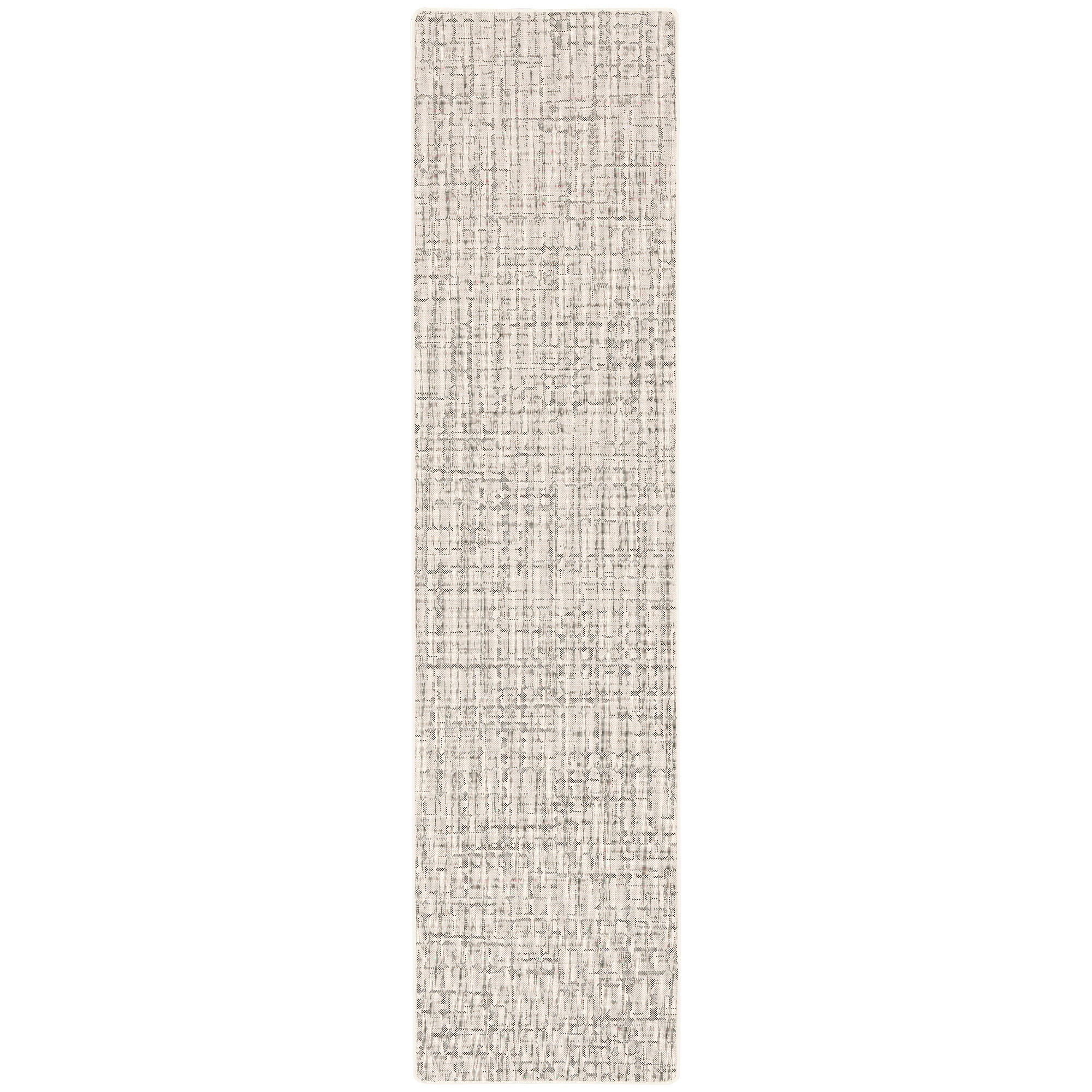 IN & OUTDOOR LÄUFER FLACHGEWEBE OSLO TREND - Creme, Textil (100/300cm) - Snapstyle