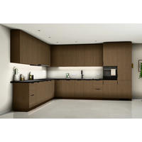 L-KÜCHE Sorento Dunkle Eiche – 399 × 299 cm – KÜ-SOREN-010 - Dunkelbraun, Holzwerkstoff (399/247/299cm) - ROYAL24_MARKT