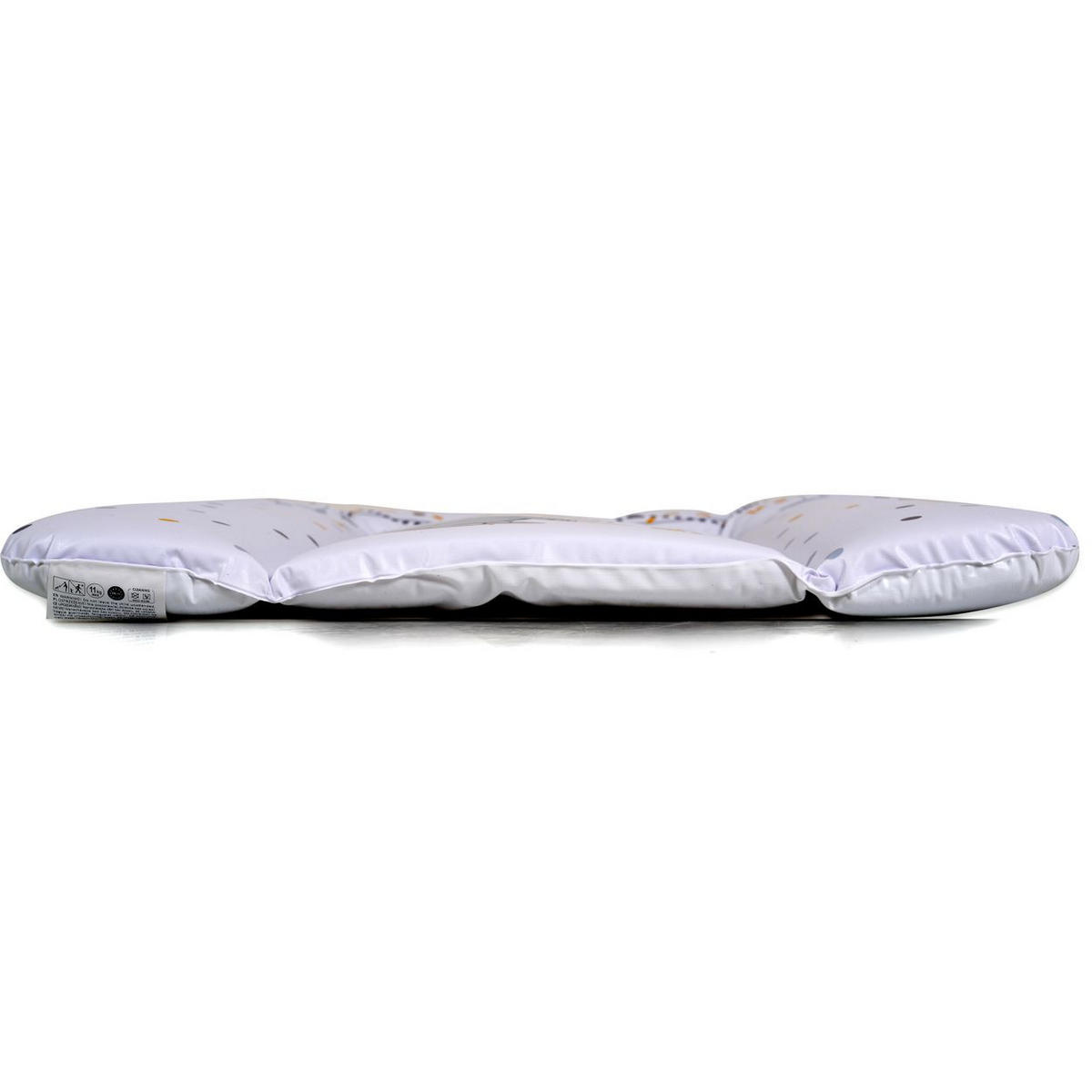 WICKELAUFLAGE Soft 50 x 70 cm weiß waschbar, gepolstert, erhöhter Rand, Rutschschutz, bis 11 kg - Weiß, Kunststoff (50/70cm) - Cangaroo