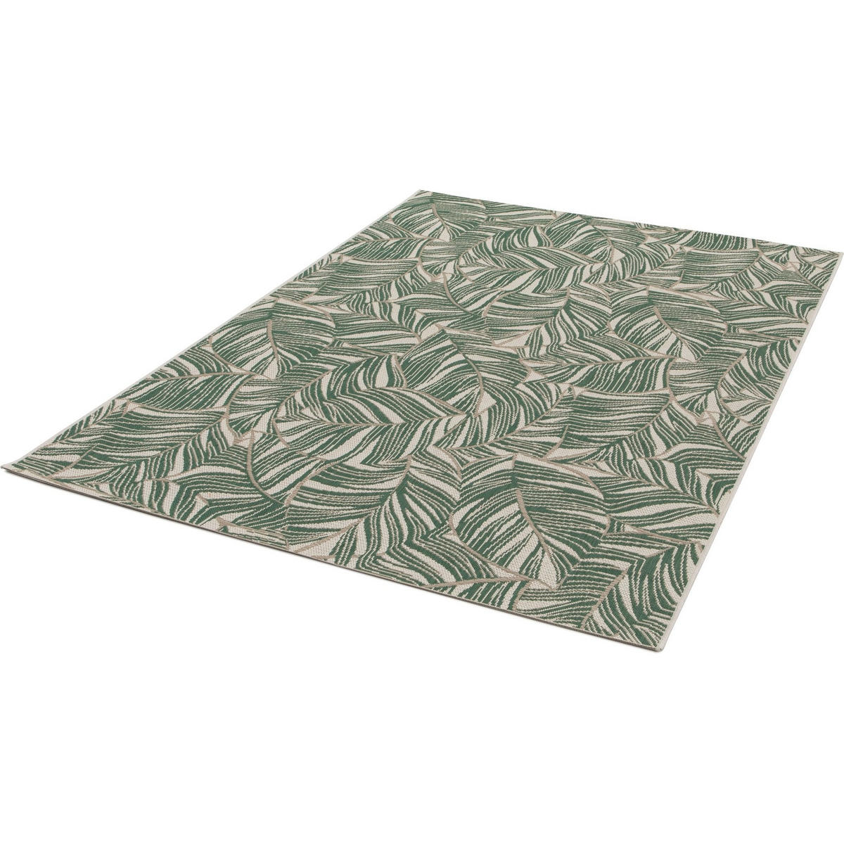 DESIGN Teppich für Innen- und Außenbereich robust grün - Grün, Textil (200/290cm) - AFK Living
