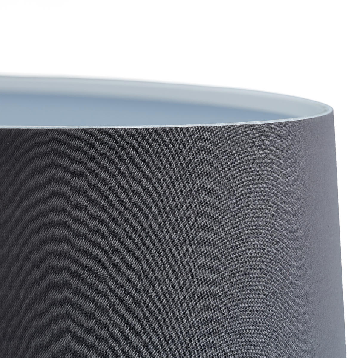STEHLAMPE - Silberfarben, Kunststoff/Textil (40/40/148.5cm) - Relaxdays
