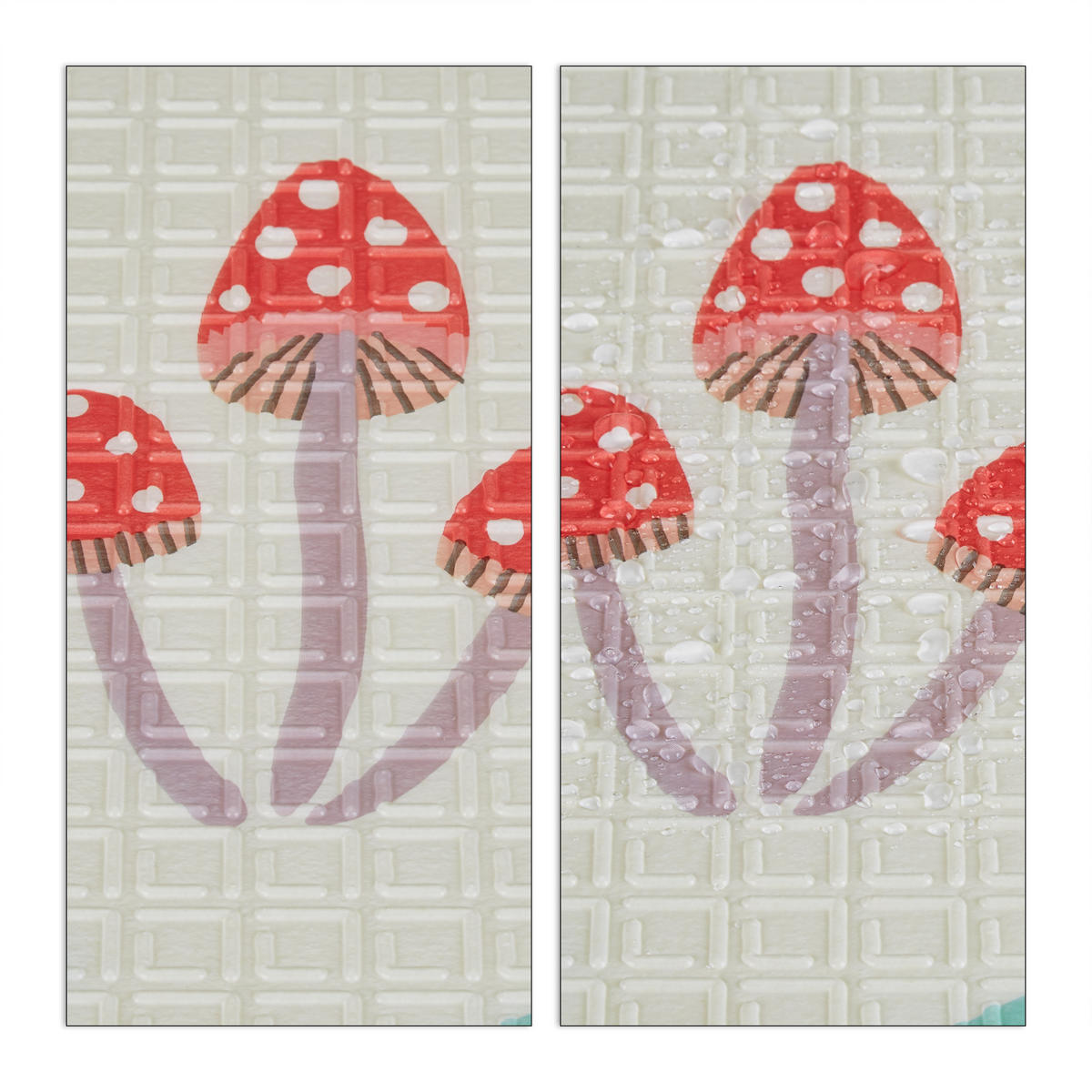 SPIELMATTE - Multicolor, Kunststoff/Textil (195/150cm) - Relaxdays