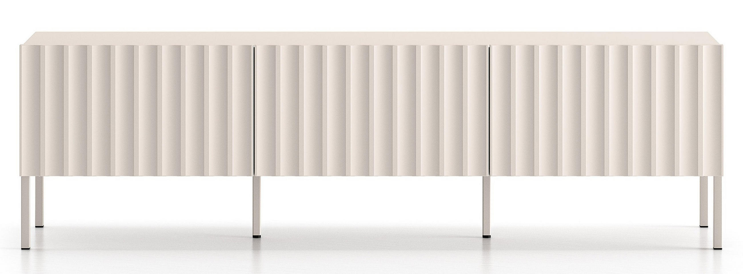 TV-LOWBOARD Derriva Hellbeige 170 cm - Ecru/Beige, Holzwerkstoff/Metall (169.8/49.7/37cm) - Selsey