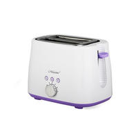 TOASTER Weiß 27.5/15.5/18.5 cm MR707 - Weiß, Kunststoff (15.5/18.5/27.5cm) - Maestro 