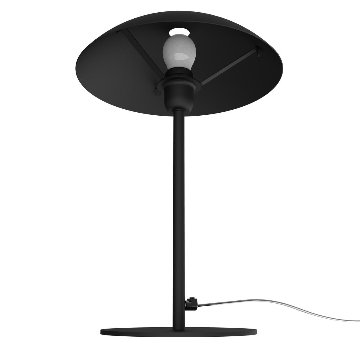TISCHLEUCHTE Cassis - Schwarz, Metall (30/30/45cm) - Lumicom