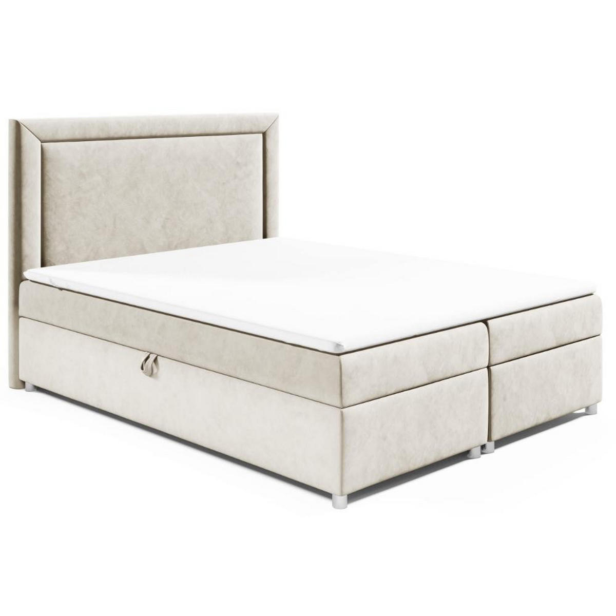 BOXBETT mit Bettkasten Trinity K-3 Bonellfederkern - Hellblau, Holz/Holzwerkstoff (180/200cm) - Best For Home