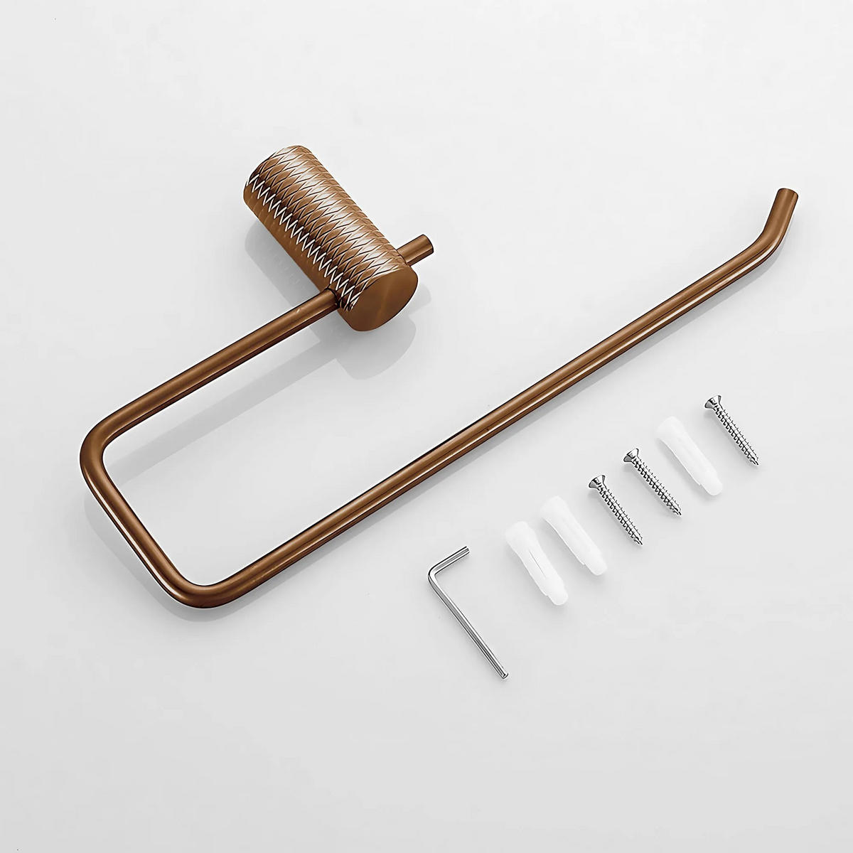 HANDTUCHHALTER Rea 9710 Prism Brush Copper - Kupferfarben, Metall (27.5/9/6.5cm) - REA