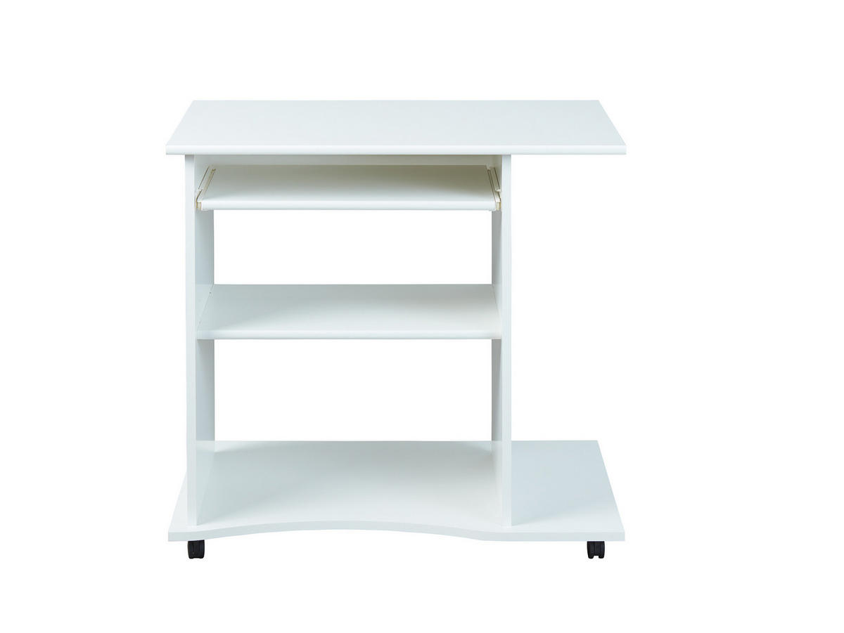 SCHREIBTISCH Weiß - Weiß, Holzwerkstoff (50/80/75cm) - ebuy24
