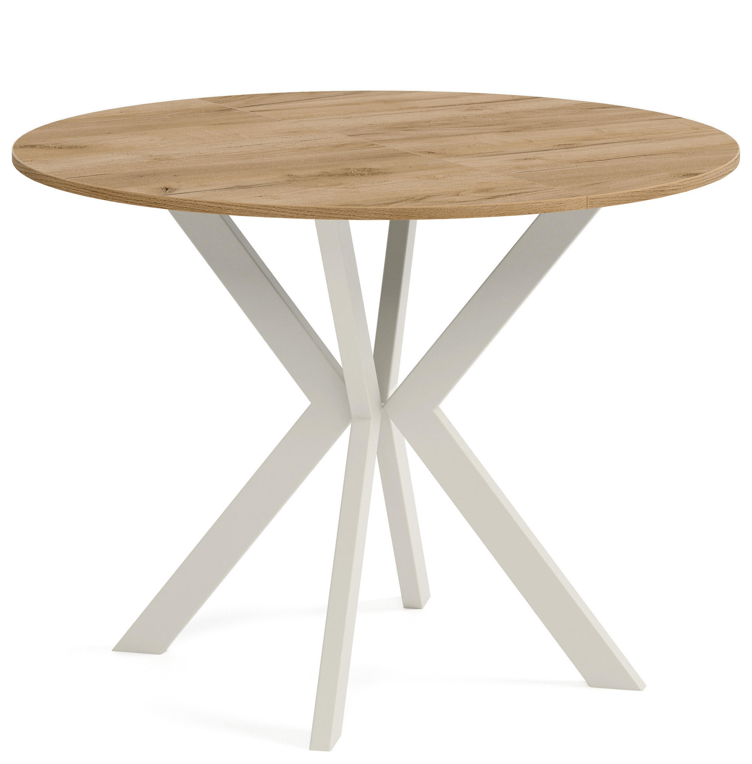 TISCH Kaschmir EWA Ausziehbar - Kaschmir/Goldfarben, Holzwerkstoff (90/90/76cm) - Sepro Meble