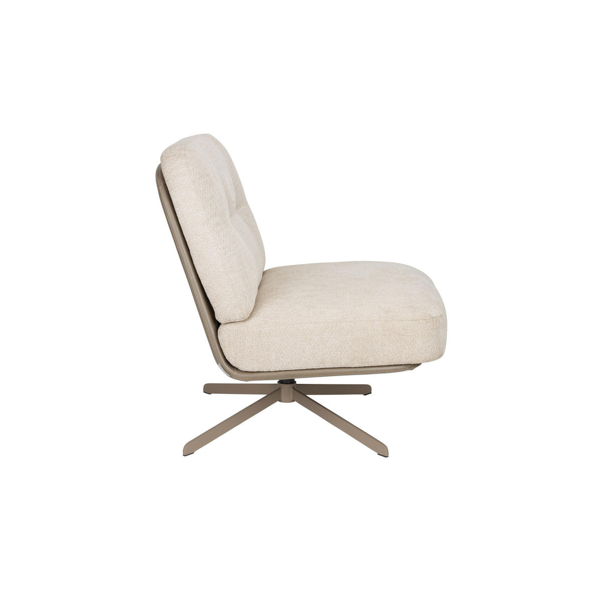 SESSEL Benjamin - Beige, Kunststoff (77/87/86cm) - Zuiver