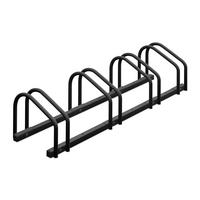 STALAK Antracit za 4 bicikla čelik s praškastim premazom - antracit, metal (100/27/33cm) - Relaxdays
