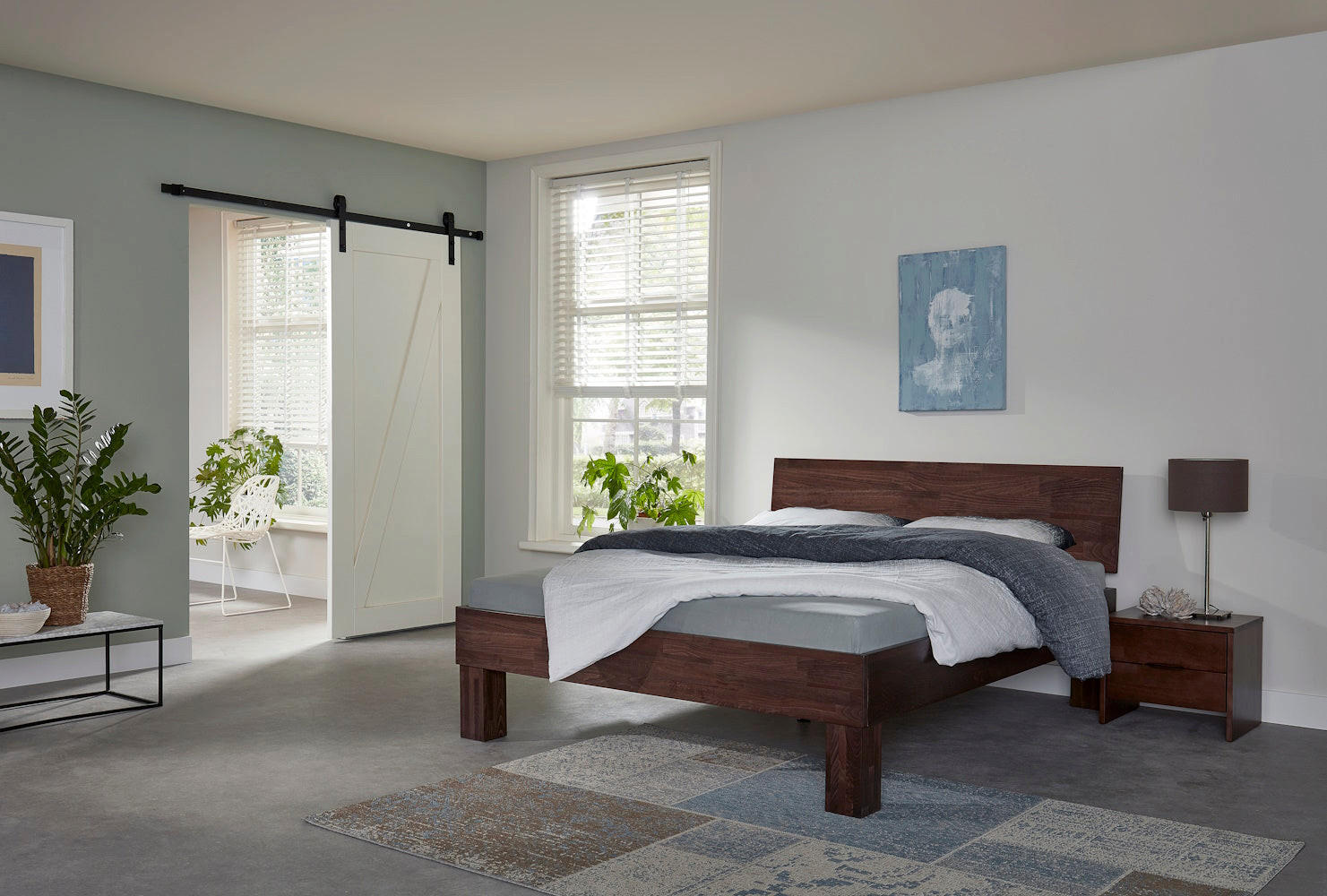 MASSIVHOLZBETT Basic 01 / 140 X 200 cm / buche-wenge-lackiert - Wengefarben, Holz (140/200cm) - BED BOX