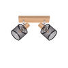 STRAHLER Gisela 2-flammig 25/10/14 cm - Schwarz, Metall (25/10/14cm) - Nettlife