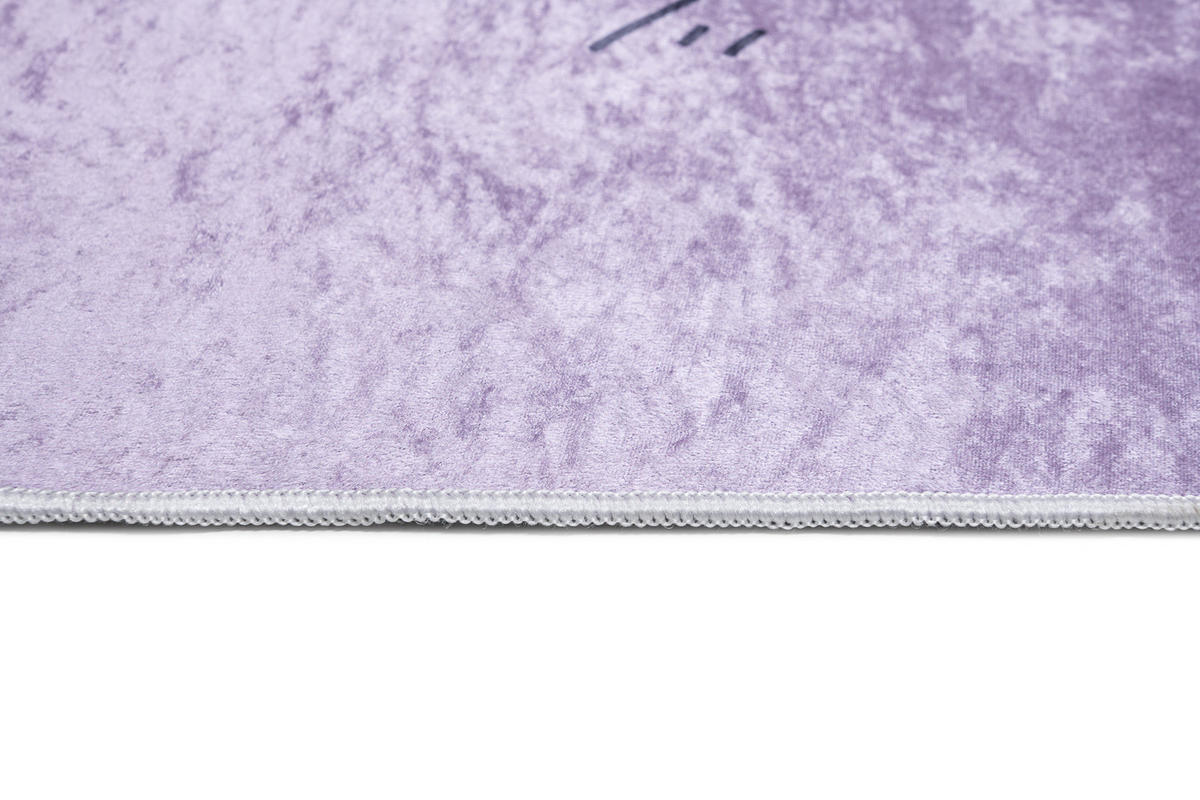 TEPPICH EMMA Violett 80/150 cm - Violett, Kunststoff (80/150cm) - Tapiso