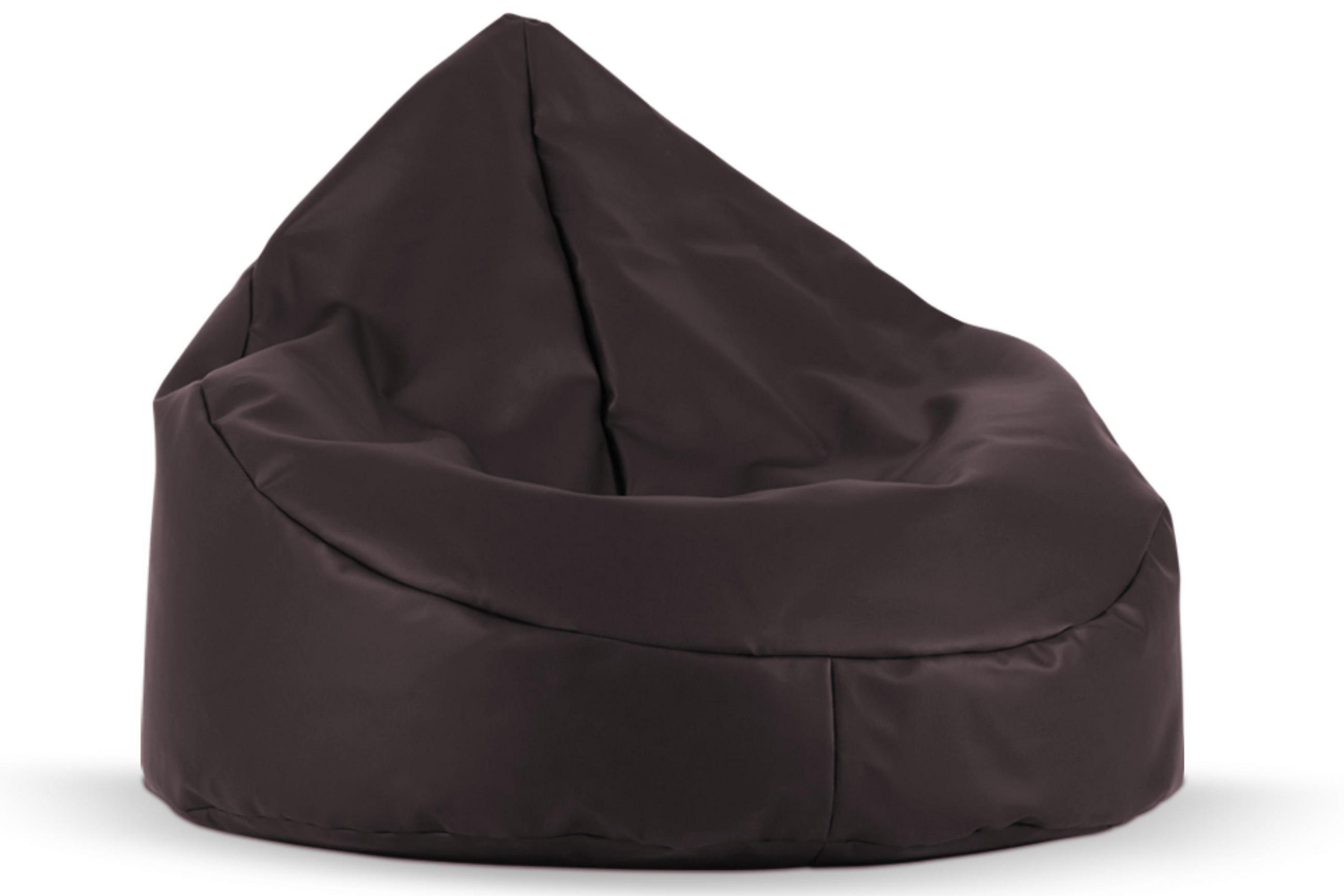SITZSACK COSMO aus Lederoptik, Braun - Braun, Textil (85/80/85cm) - KONSIMO®