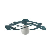 DECKENLEUCHTE - Blau, Metall (60/60/15cm) - Lumicom