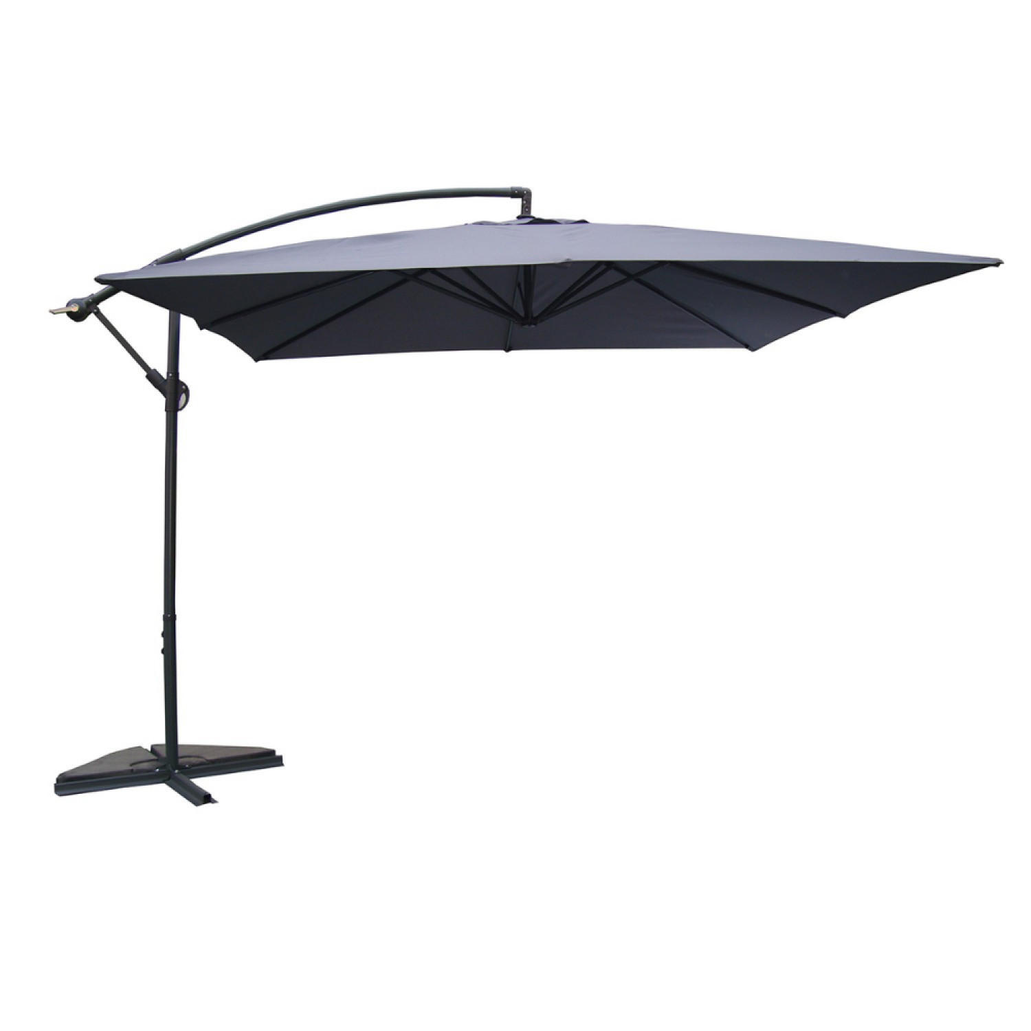 Concept Usine Sonnenschirm Grau 300x300 cm