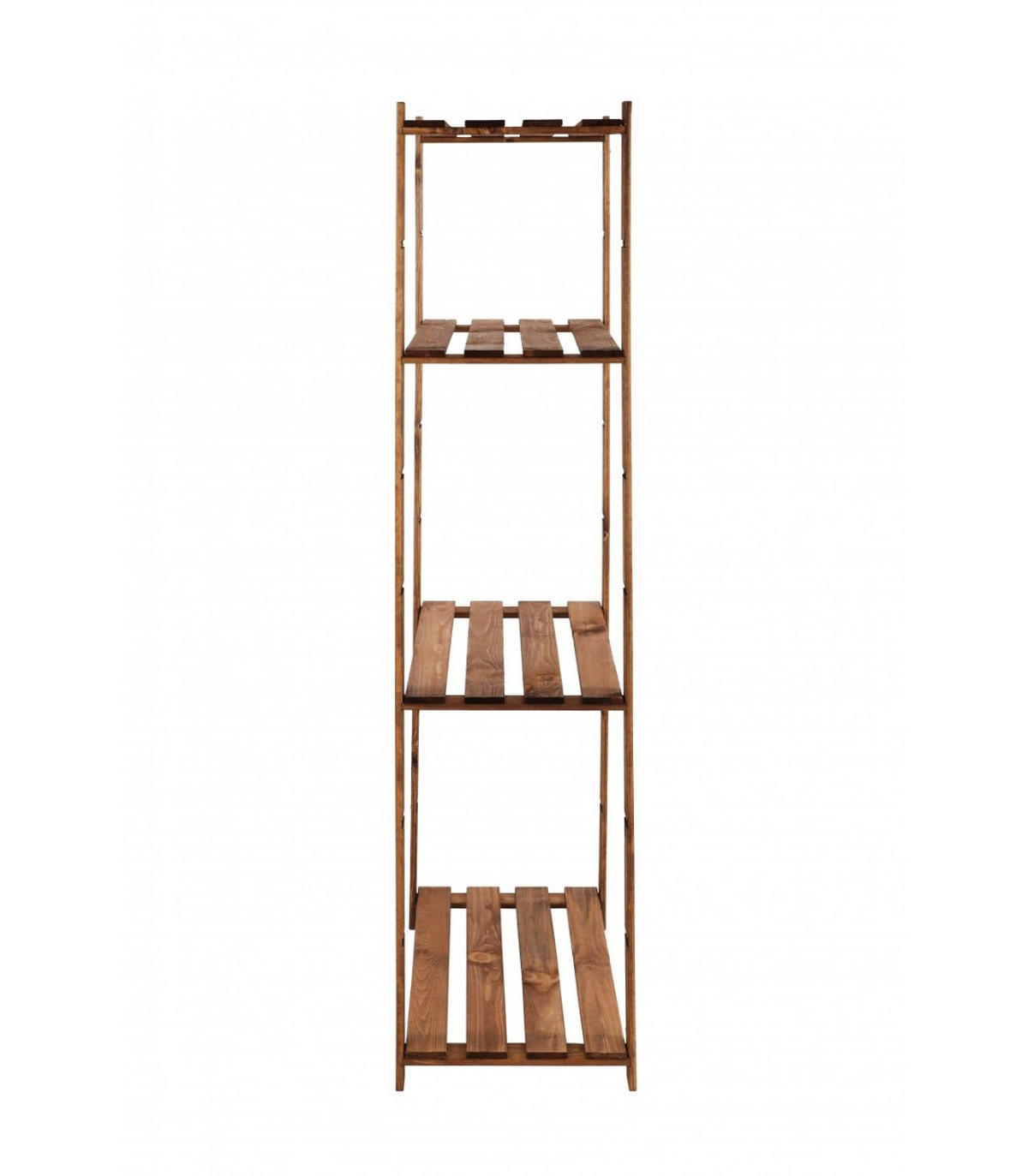 HOLZREGAL PINEPEAK 150x80x38cm 4 Fachboden 1,2cm dickes Kiefernholz Braun - Braun, Holz (80/150/38cm) - PROREGAL
