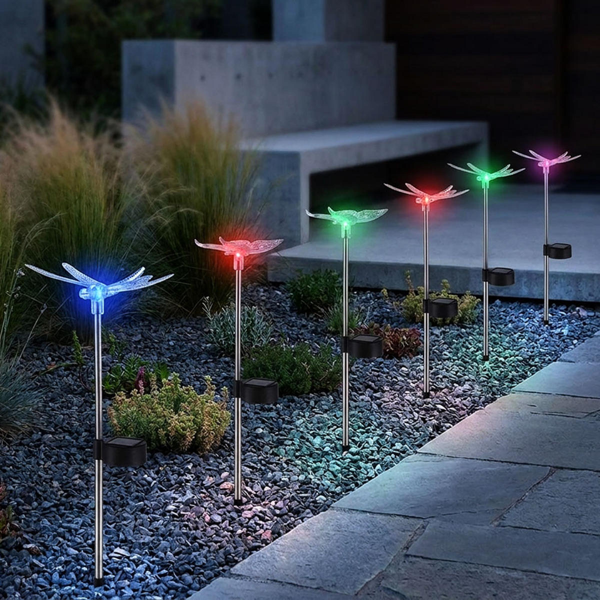 LED AUSSENLEUCHTE Klar Solarlampe Farbwechsel - Klar, Kunststoff (6/7/42cm) - Globo Lighting