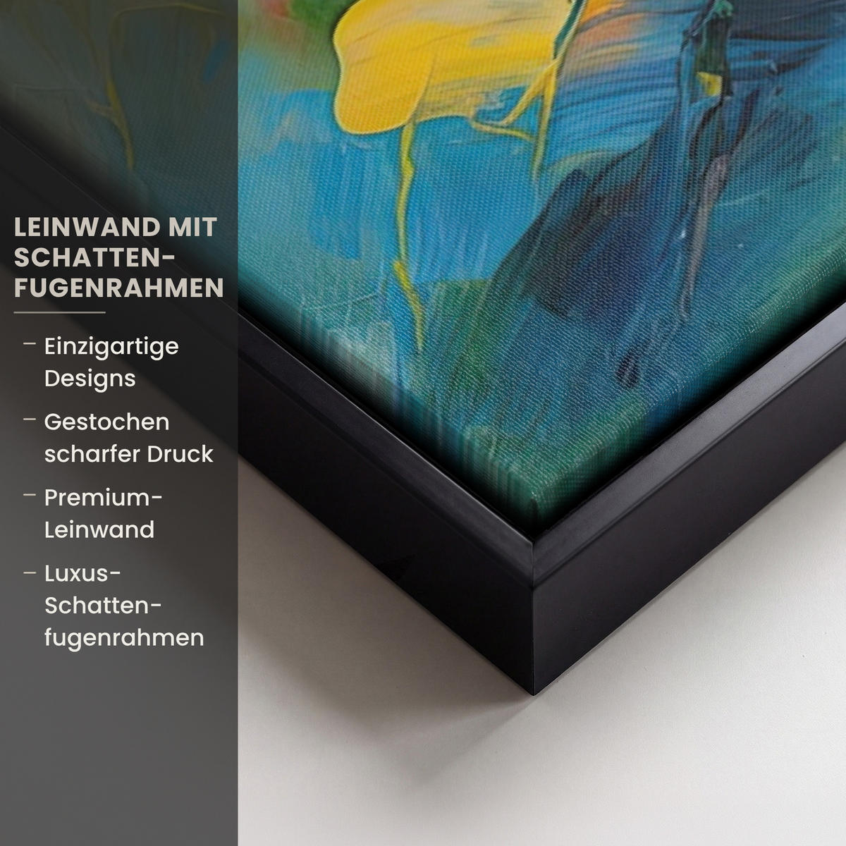 LEINWAND Bilder mit Rahmen - Ölgemälde - Kunst - Abstrakt - Farbenfroh - 60x40 - Altrosa, Textil (60/40cm) - MuchoWow